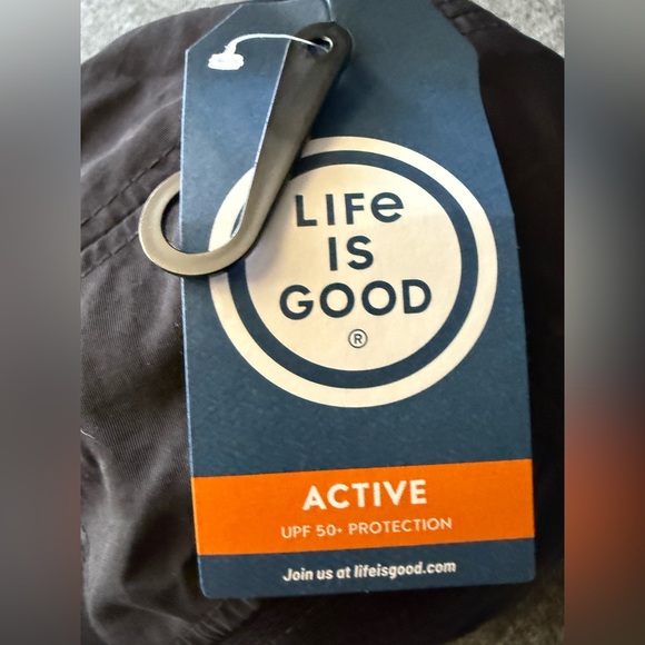 Life is Good Women’s Black ALPINE TREK CORE HAT 50+ SPF adjustable gorpcore - Picture 8 of 11